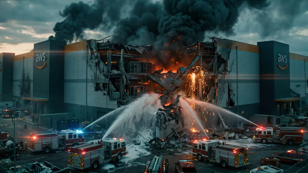 当一颗导弹击中亚马逊数据中心之后