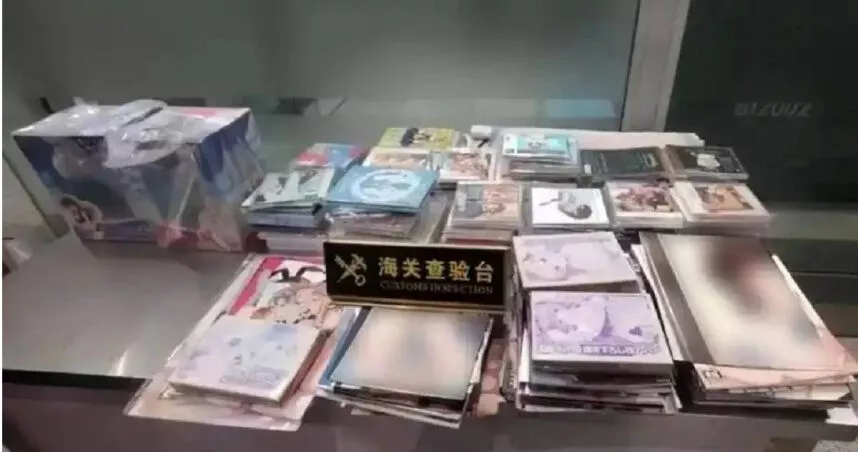 女“人肉走私”244本限制级漫画 过海关当场被抓