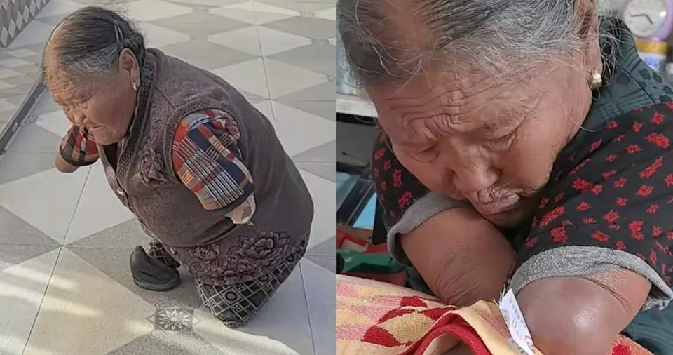81岁老太先天没四肢！“靠嘴缝衣”抚养3子女 母爱感动全网