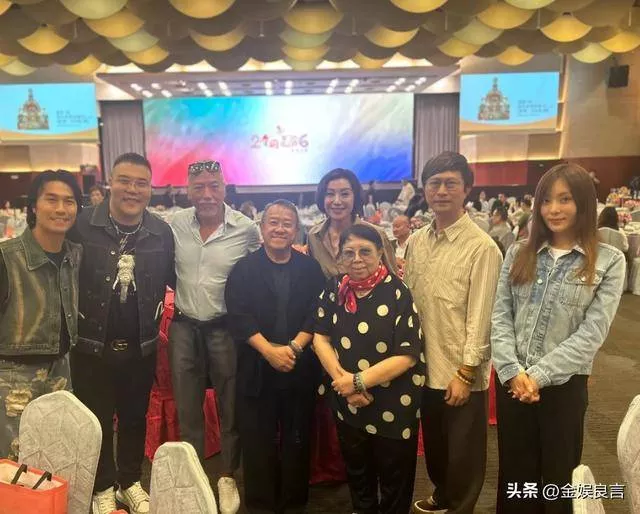 曾志伟72岁寿宴这天，邱淑贞脸干瘪，叶子楣身材傲人