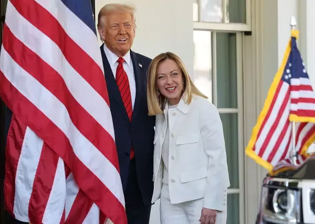 昔日盟友闹掰！川普砲轰意总理梅洛尼“没勇气”