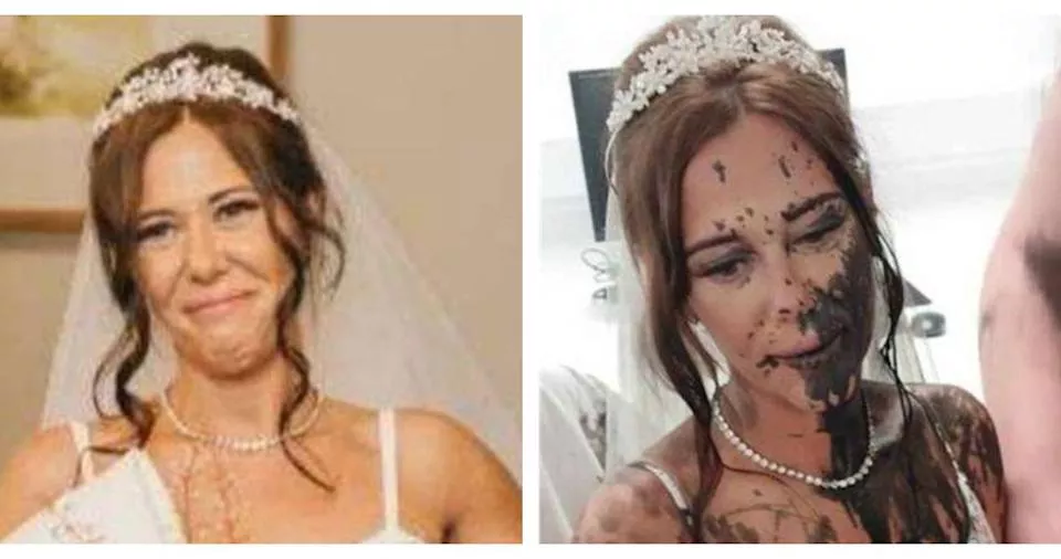 婚礼惊魂！嫂嫂泼黑漆 高级婚纱秒毁 她仍坚持完婚