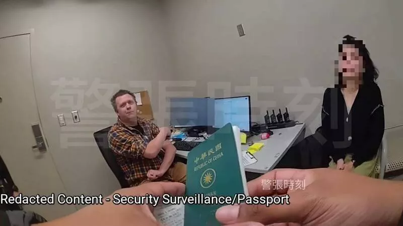 台湾女游客闯美国超市“零元购”被捕 跟警察有说有笑