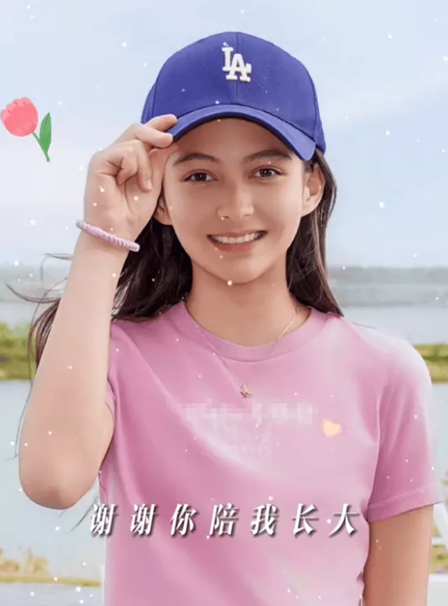 马雅舒晒女儿,米雅比小酒窝还会长,12岁颜值超越妈妈