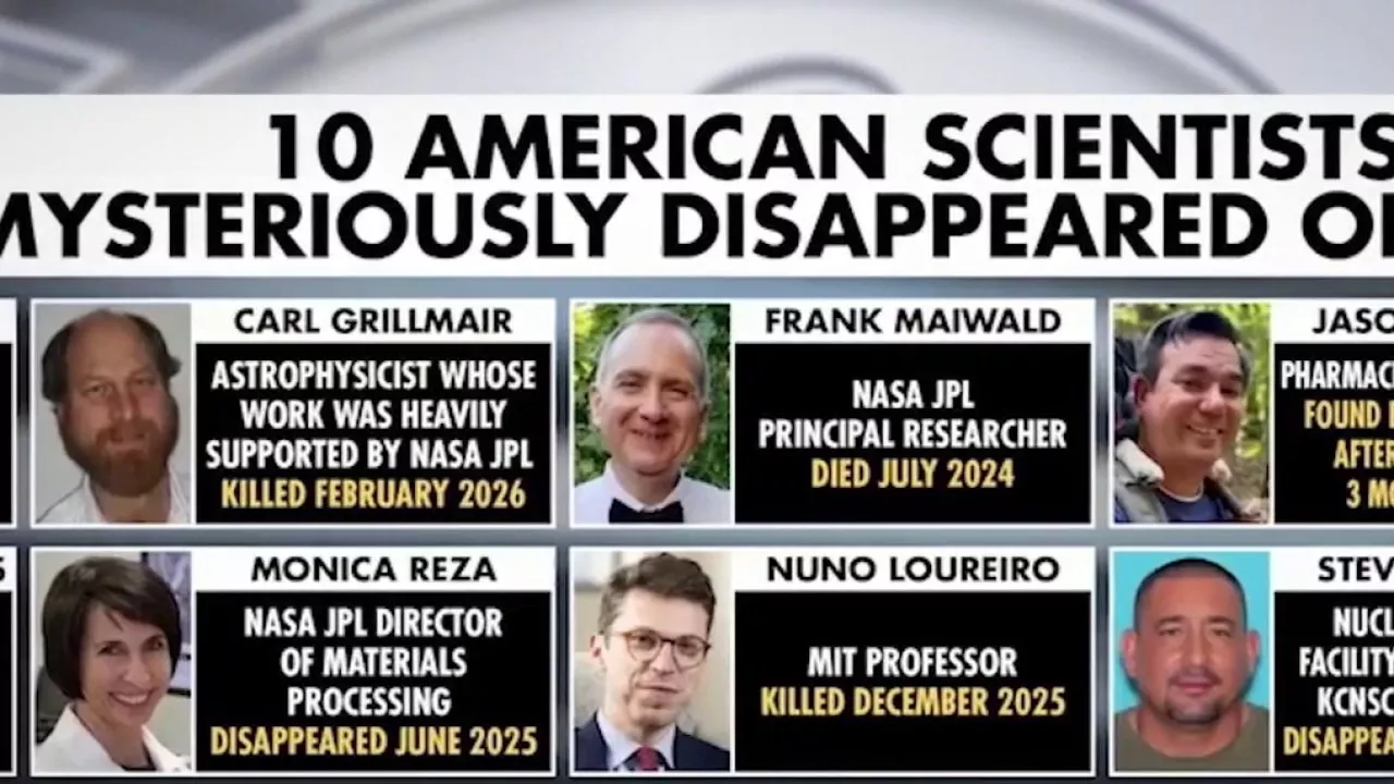 11名科学家相继死亡失踪：其中多人与洛杉矶县有关