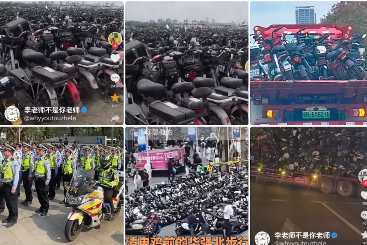 深圳清理电动车扩至城中村，骑手生计受影响