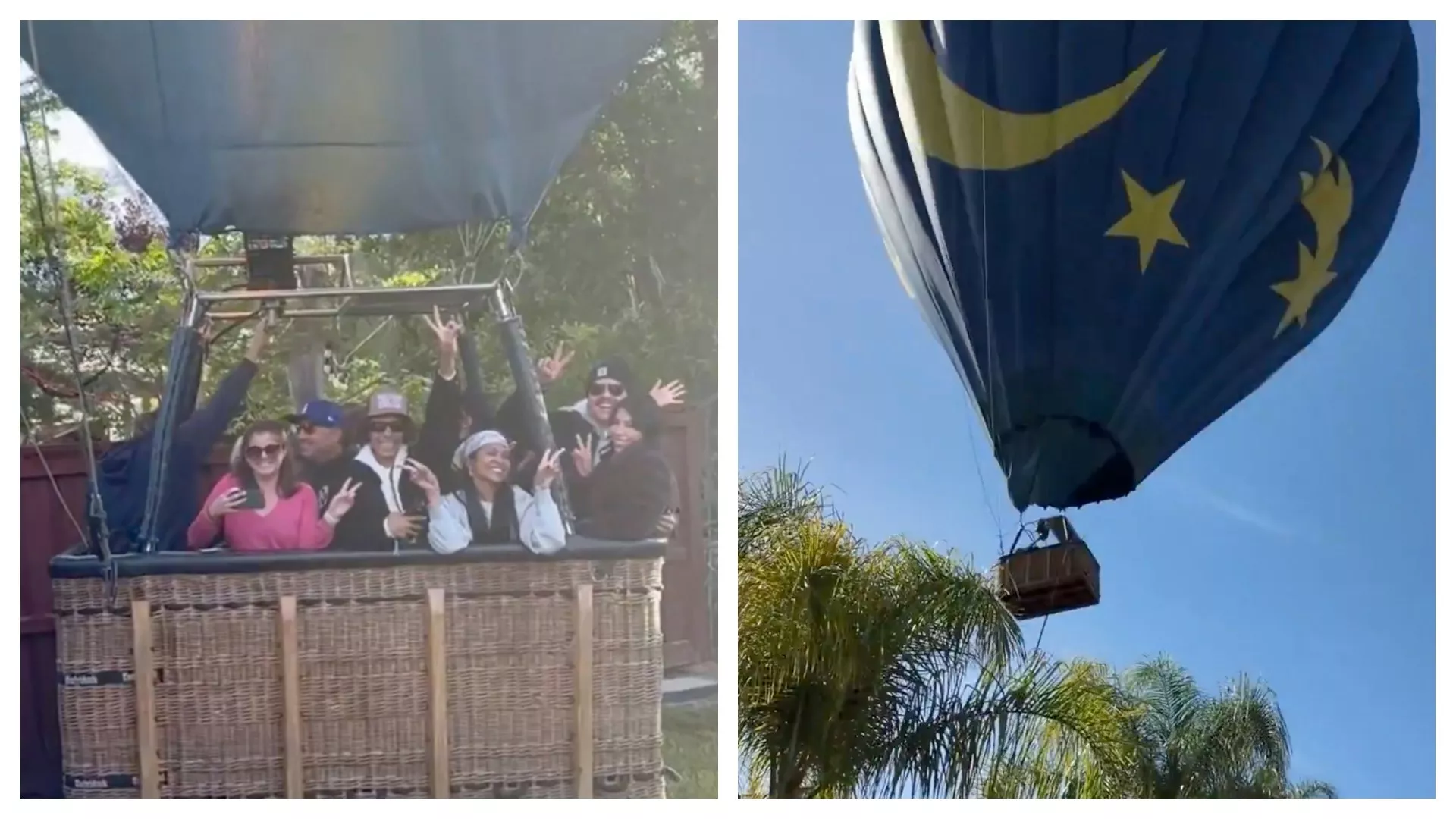 加州男一开门吓傻！后院“天上掉下13个人” 比V打招呼！