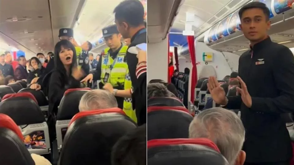 中国女大闹飞机自称空姐 帅气空少爆红 南航撇清