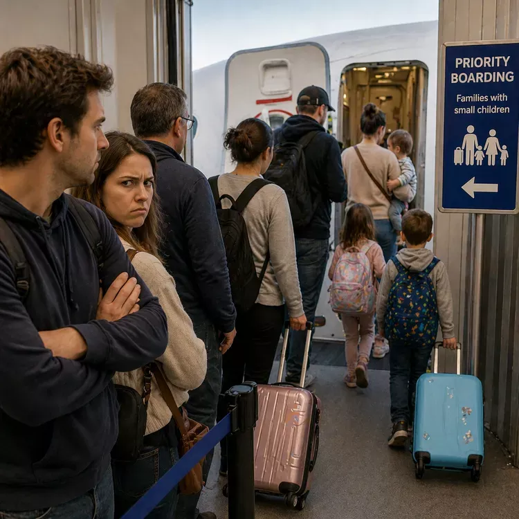 带小孩根本不该优先登机 前空姐发文 全网吵翻