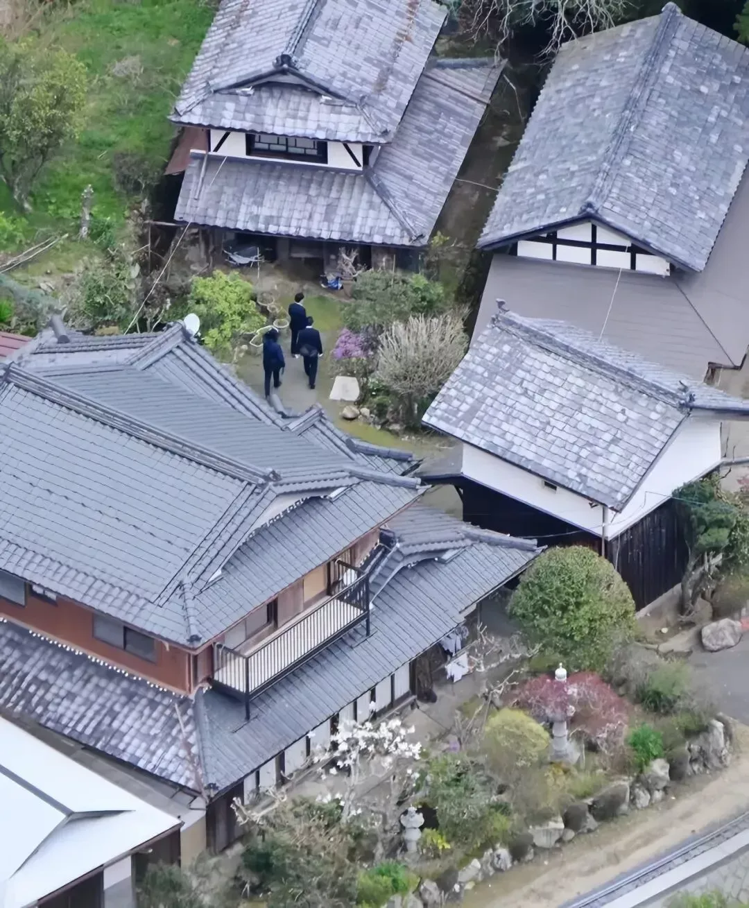 ·安达家位于南丹市的住宅。（日本共同社）