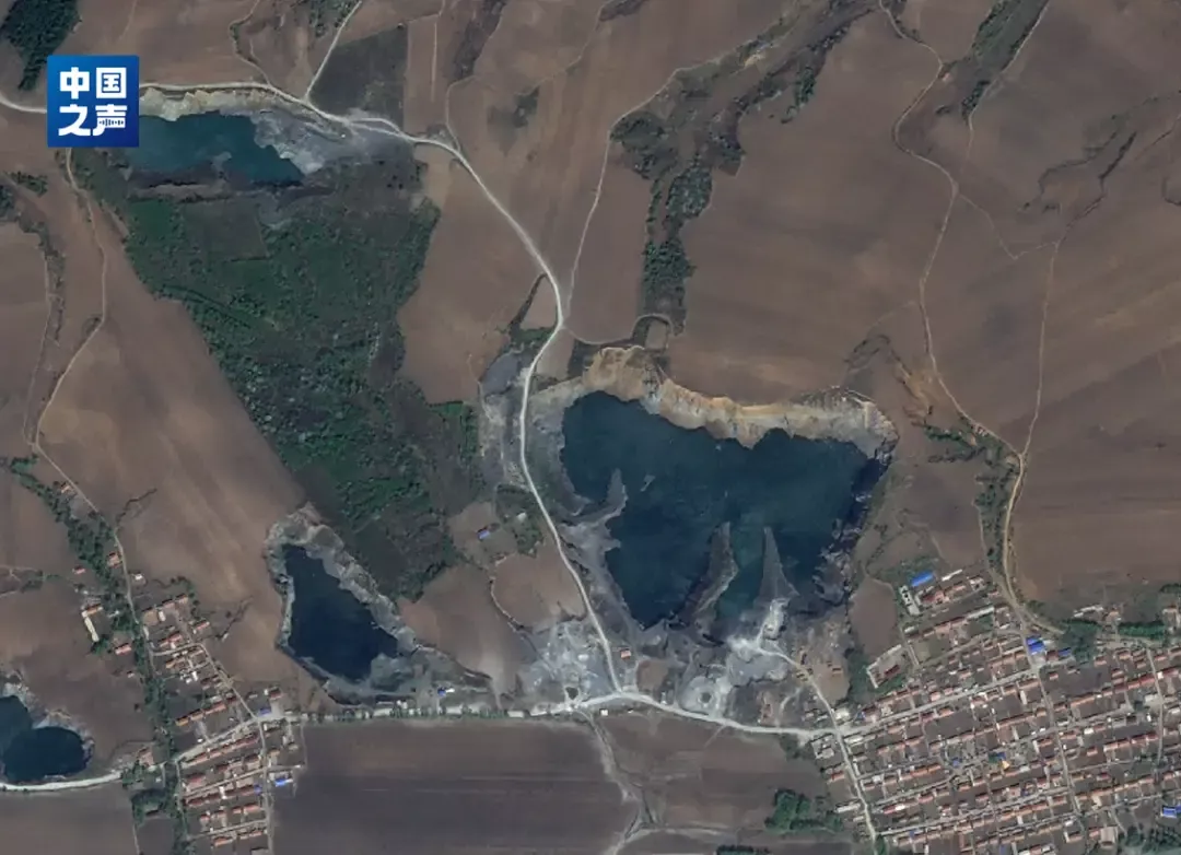 △2017年4月长庚生态园卫星遥感影像图（图片来自中国科学院）