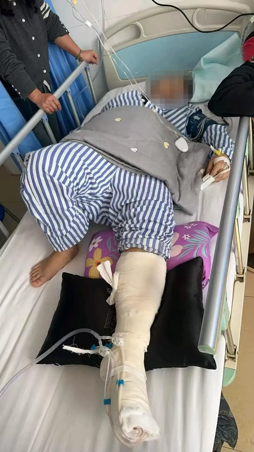 ▲孙女士住院治疗