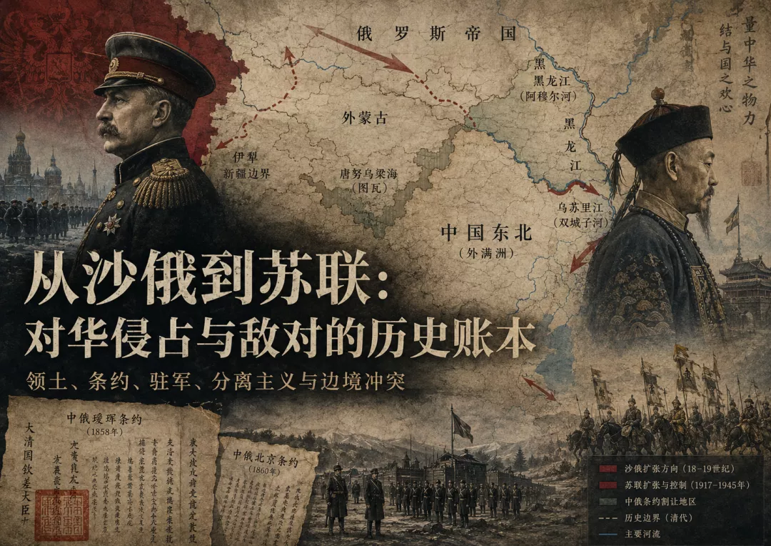 从沙俄到苏联:对华侵占与敌对的历史账本