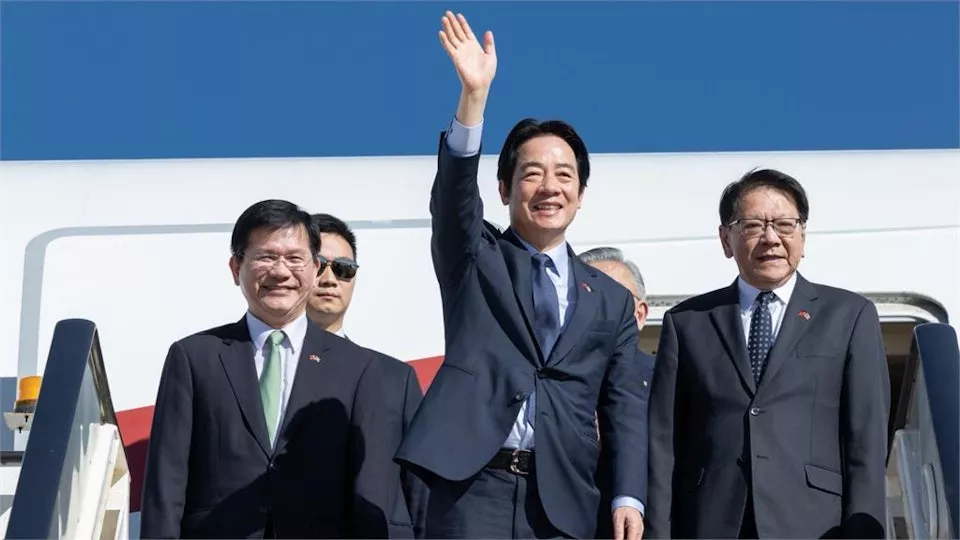 赖清德搭国王私人飞机赴斯威士兰 被嘲偷渡式出访
